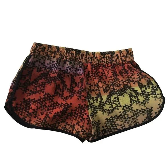 Silence + Noise Womens Shorts Size Small Colorful Geometric Athletic Gym Running - Picture 6 of 11
